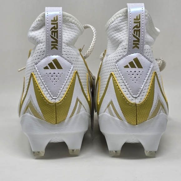 Adidas Freak 23 Inline Gold White Football Cleats HP2445 Men's Size 11 New - Picture 7 of 11